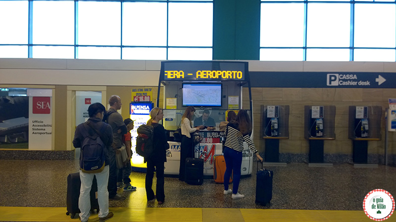 Do aeroporto de Malpensa ao centro de Milão