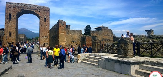 Escavações de Pompeia Nápoles Erupção Vesúvio