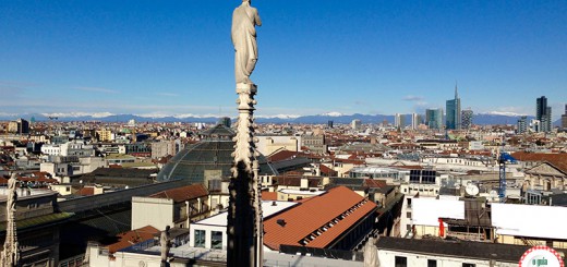Assistir ao pôr-do-sol no terraço do Duomo